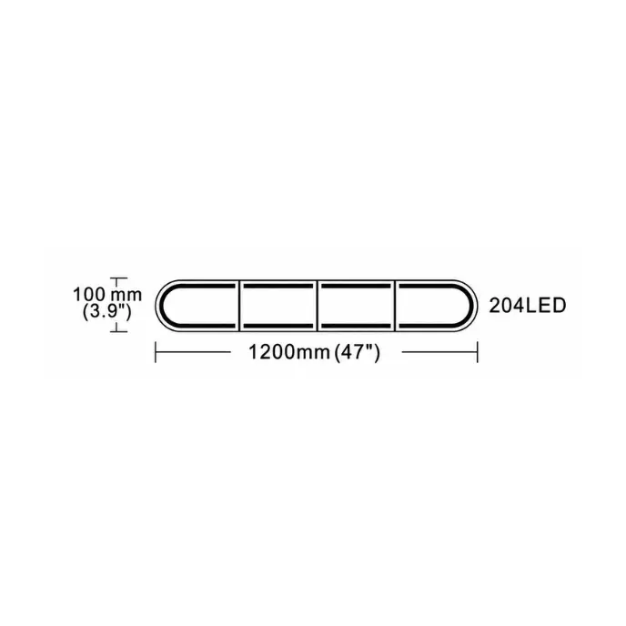 Essential Clear Top 1200mm Lightbar - D-LIG-05103 - Product Image (1).webp