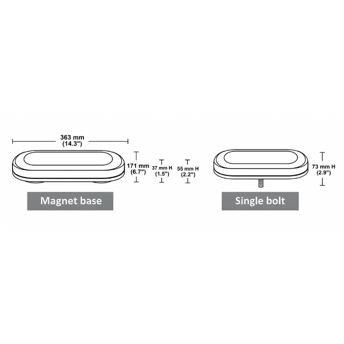 363mm Mini Lightbar - D-LIG-00054-55 - Product Image.webp