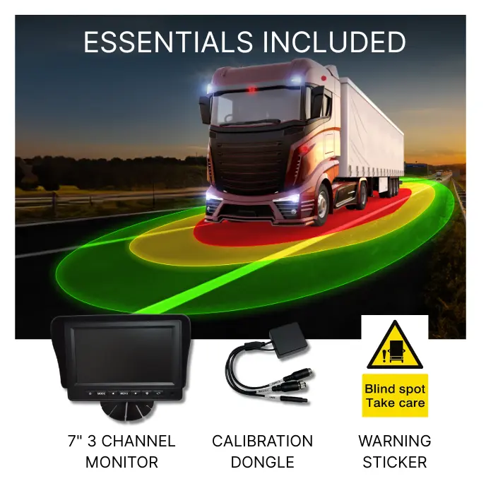 DVS 1 PSS AI Camera System Bundle Kit + Monitor