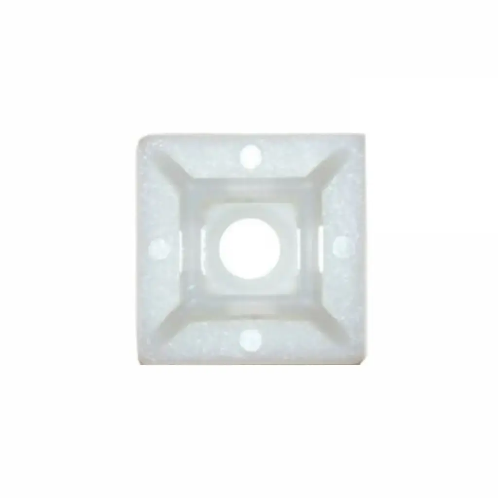 Cable Tie Bases - White