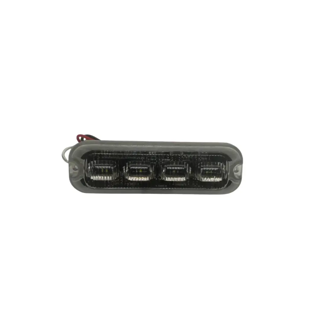LED Slim Warning Light Red - 98mm