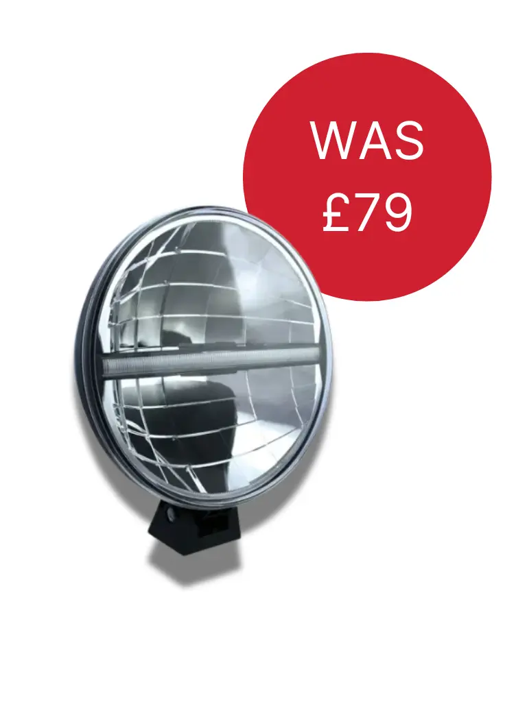 9 Inch Round Driving Lamp R112 & R7 Approved