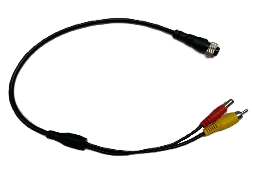 4 Pin Female - Male Phono & Power