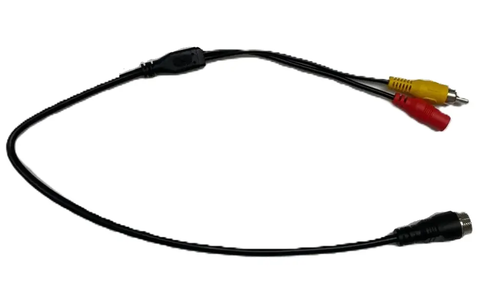 4 Pin Male - Male Phono & DC Female