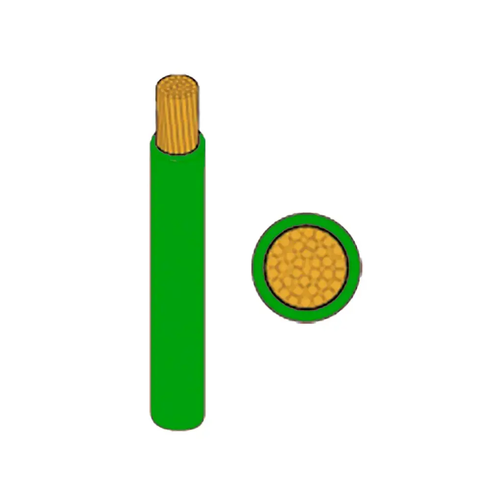 Single Core Cable - 29A, 2.5mm, 50m, Green