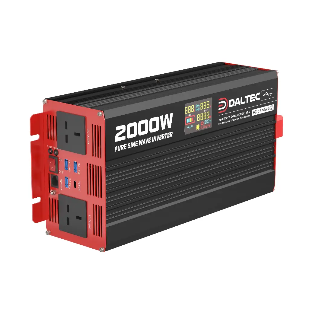 12v 2000W Pure Sine Wave Inverter (DC-AC)