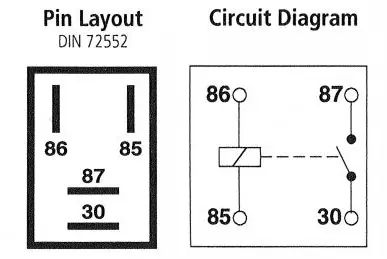 Micro Relays 4 Pin (Normally Open Contact)
