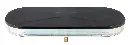 ML10 Series Mini Light Bar 363mm Amber LED Black Top Single Bolt