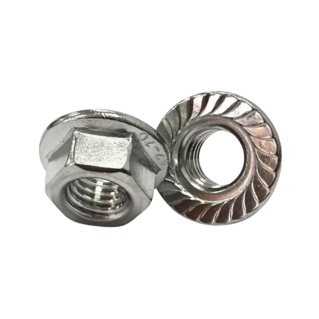 Flanged Nuts Grade 8 BZP (x100)