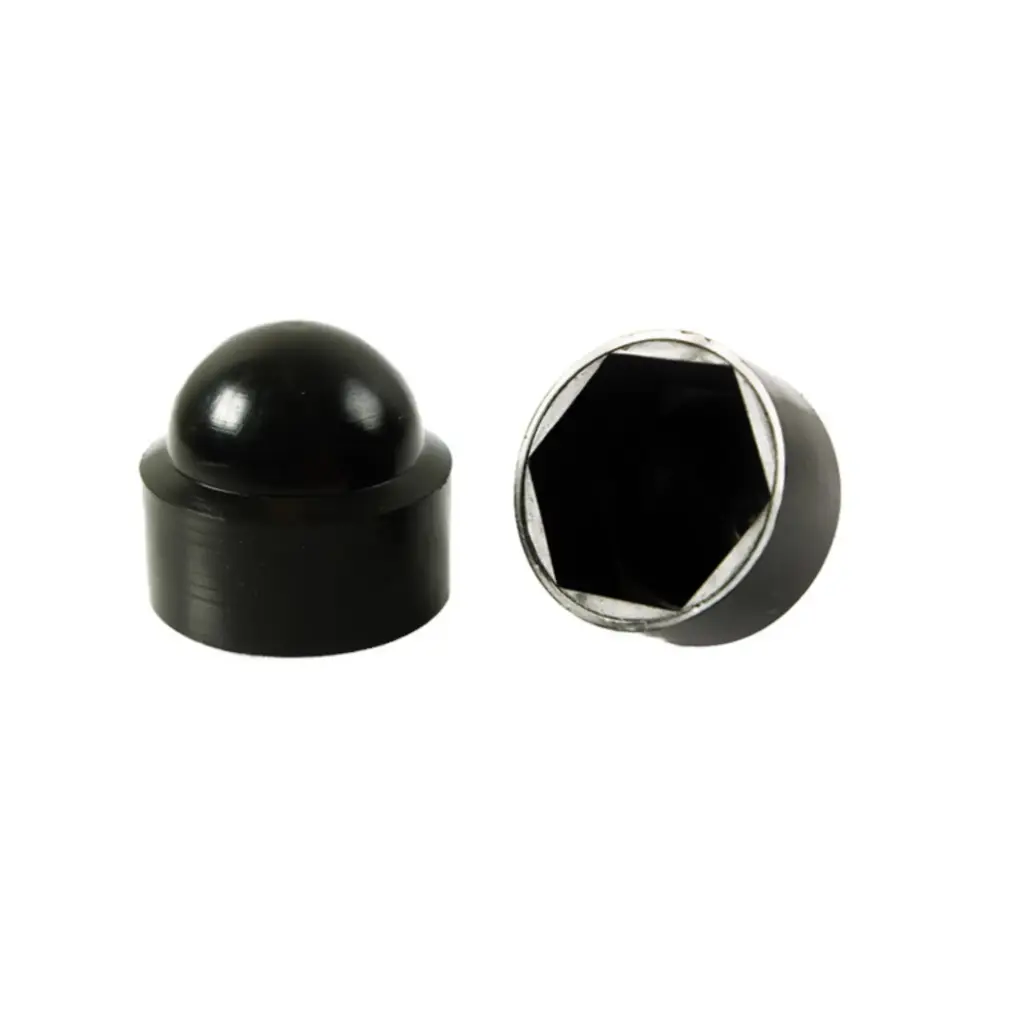 Black Nut Caps (50 Pcs)
