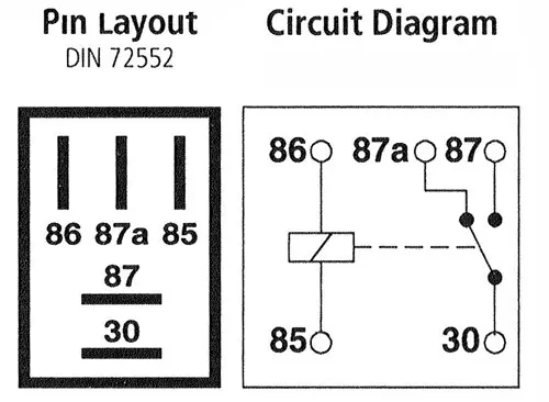 Micro Relays 5 Pin (Changeover)