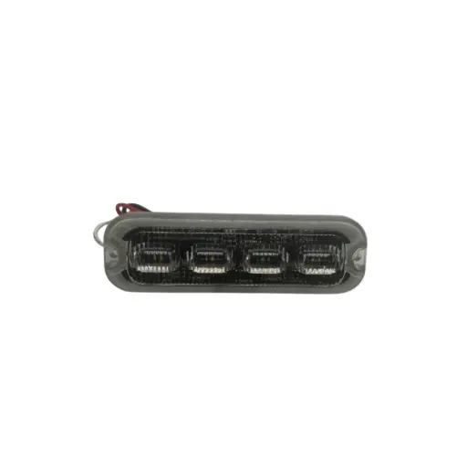 [D-LIG-10016] LED Slim Warning Light Red - 98mm