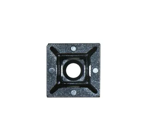 Cable Tie Bases - Black (100pcs)