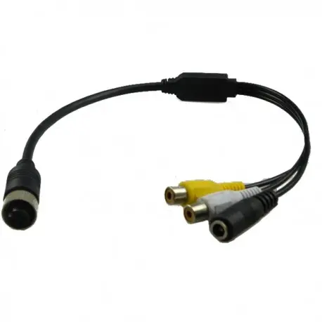 [D-ACC-01007] 4 Pin Female - Female Phono & DC
