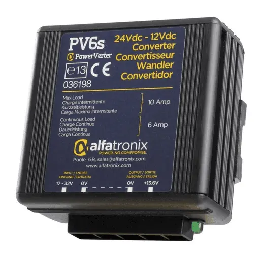 [D-CON-00054] (PV6S)  24v-12v Converter 6-10Amp