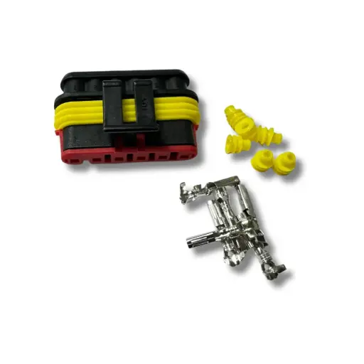 [D-CON-01243] Female 6 way superseal connector - 1PCS