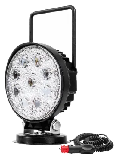 27W Round Lamp Magnetic Base Flood Beam