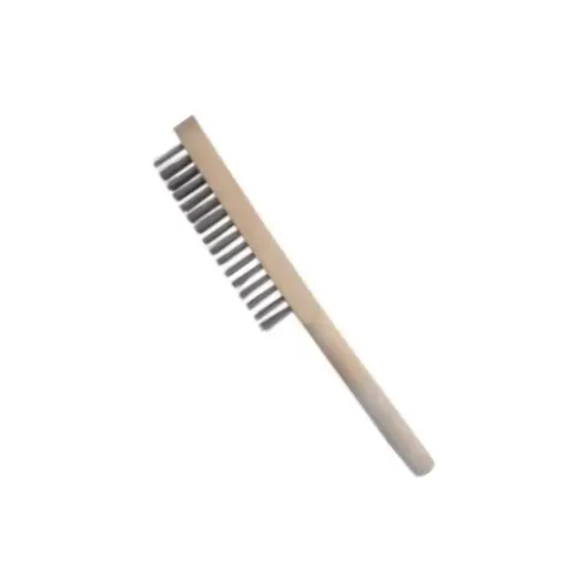 [D-CON-91865] Wood Handle Wire Brush (1 PC)