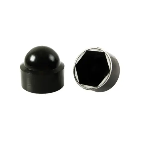 Black Nut Caps (50 Pcs)
