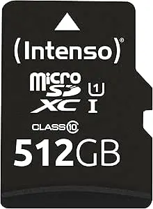 [MICRO-512GB-002] Intenso Premium 512GB Micro SD Card